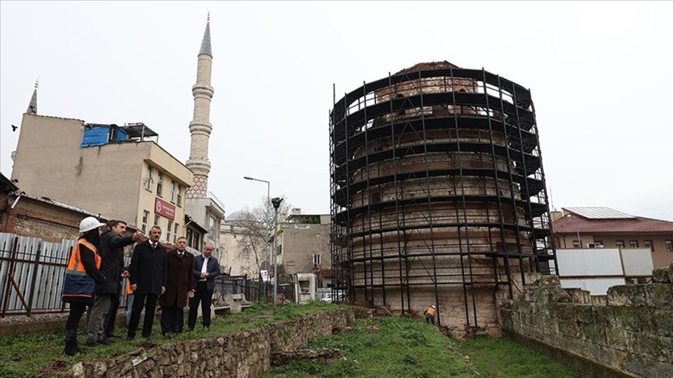 Makedon Kulesi'nin restorasyon çalışmaları sürüyor - 1