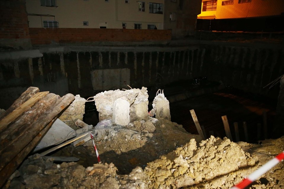 İstanbul'da istinat duvarı çöktü - 3