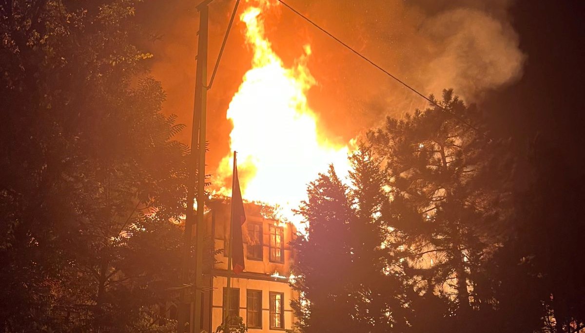 Bolu'da konak yandı: İki tutuklama kararı