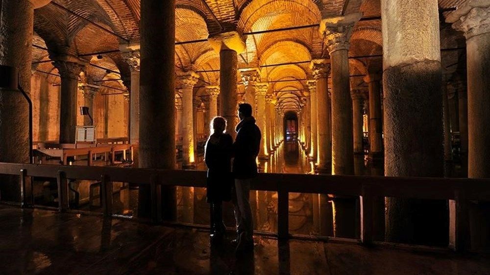 Tarihi Yerebatan Sarnıcı Müzesi yenilenme çalışmalarının ardından açıldı - 4