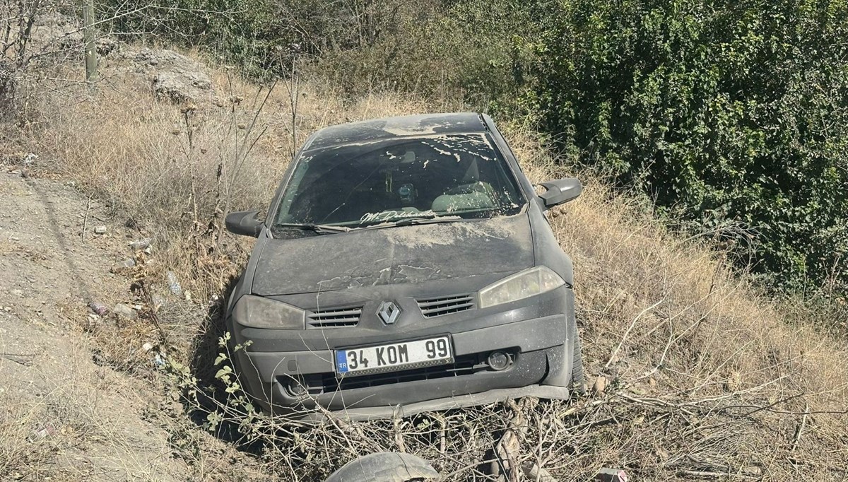 Karayoluna dökülen mıcır kazaya neden oldu