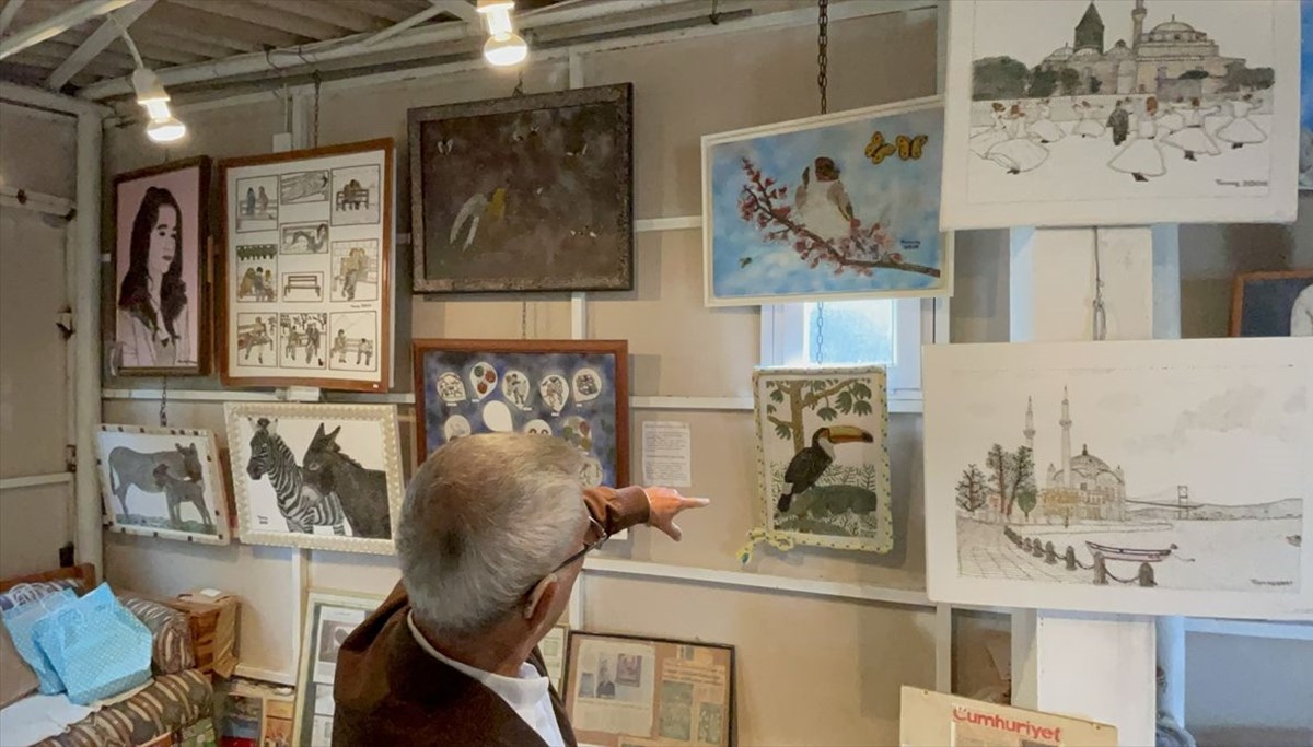 600 bin toplu iğneyle 10 tablo yaptı