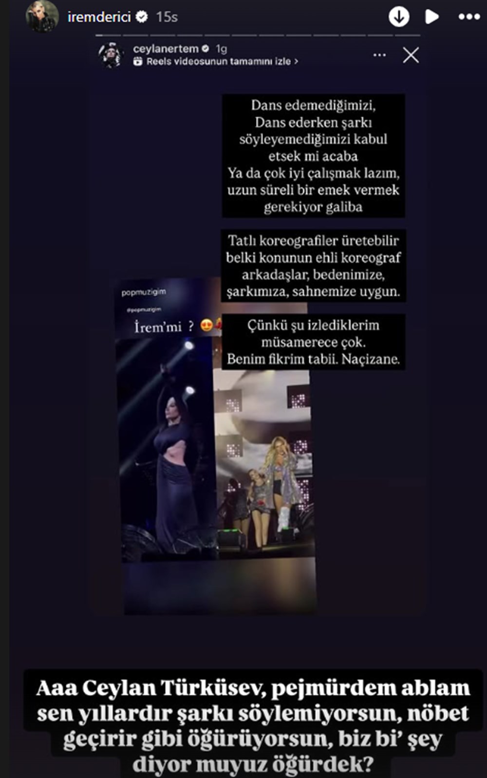 Ceylan Ertem, Hadise ile İrem Derici'yi hedef aldı: Kabul etsek mi acaba? - 2