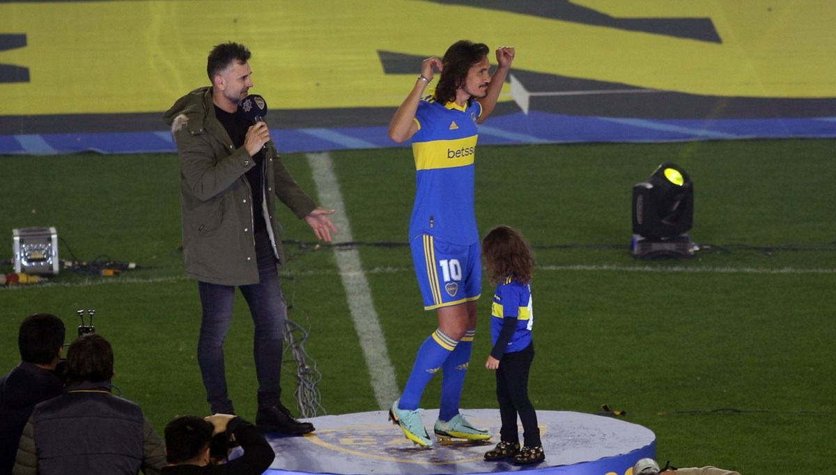 Uruguaylı yıldız Cavani Boca Juniors'ta