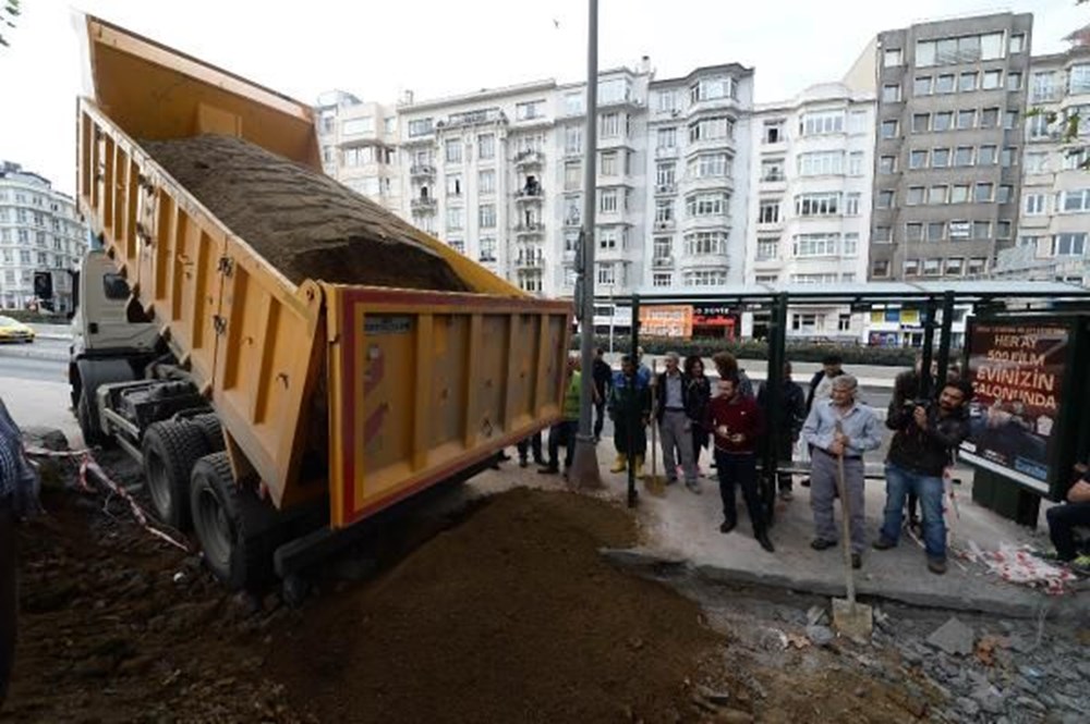 Gezi'deki durak çalışması iptal - 1