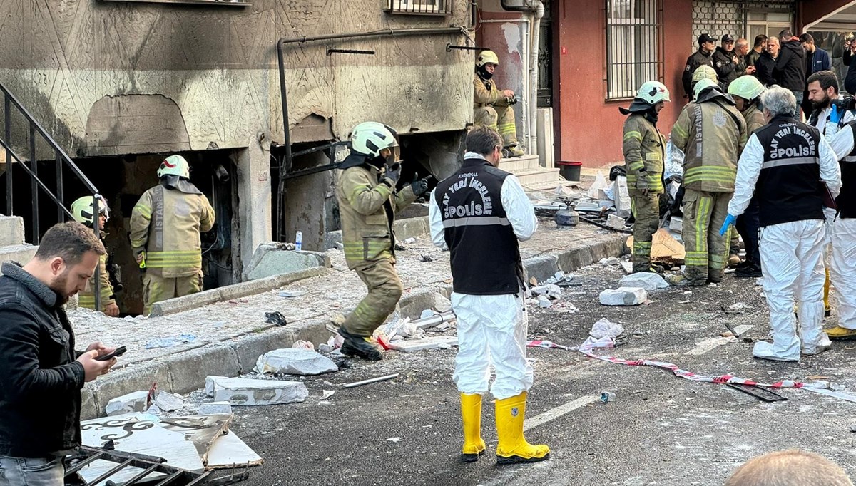 Küçükçekmece'deki patlamanın görüntüleri ortaya çıktı