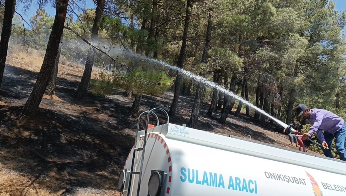 Kahramanmaraş'taki orman yangın kontrol altında