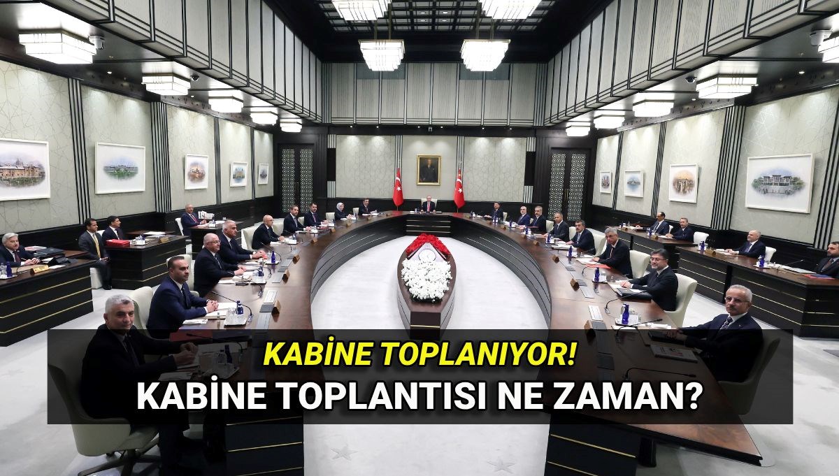 Kabine Toplantısı için beklenen tarih geldi! Cumhurbaşkanlığı Kabinesi ne zaman, saat kaçta toplanacak?
