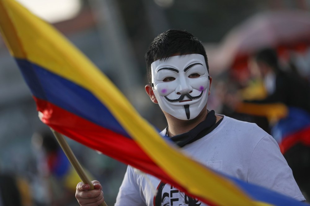 Kolombiya'da hükümet karşıtı protestolar 10 gündür sürüyor - 1