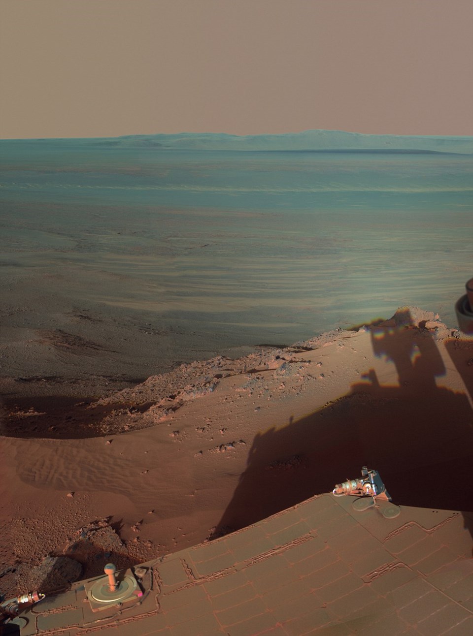 Mars'ta gün batımı  - 1