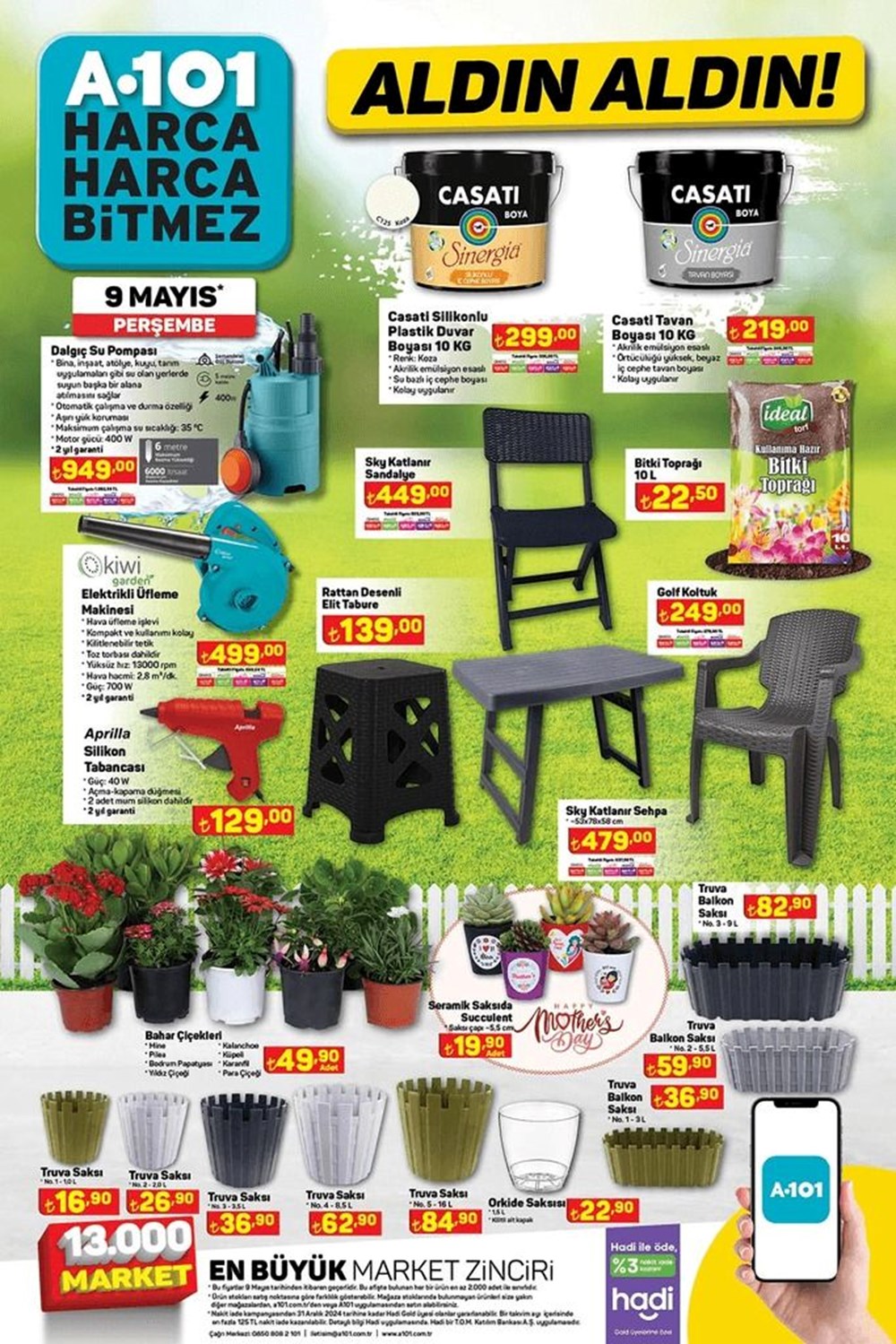 تركيا اليوم عروض وخصومات منوعة من سلسلة متاجر A101 هذا الأسبوع تخفيضات A101 الحالية 9 مايو 2024: منتجات مخفضة جديدة خاصة لهذا الأسبوع في سوق A101 - 10