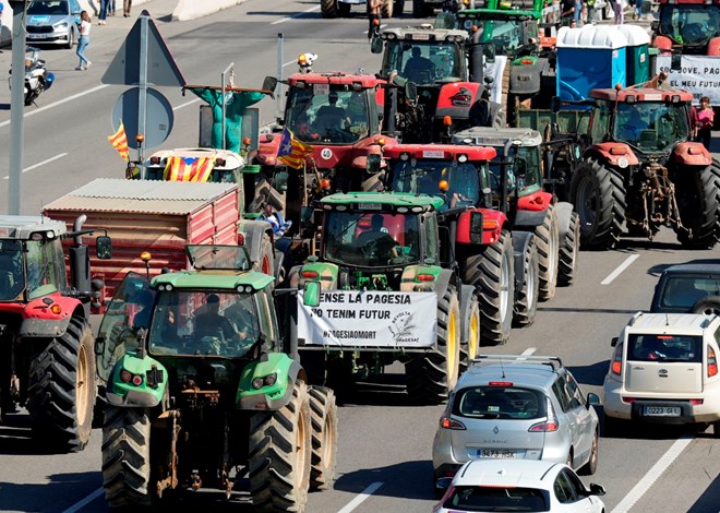 Avrupa’da çiftçi protestoları