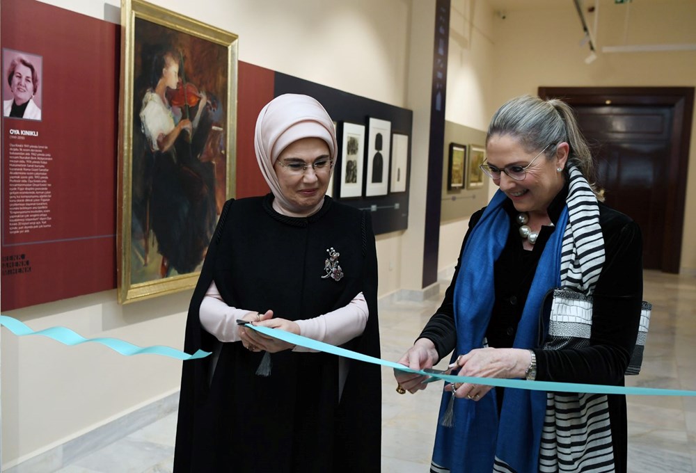 Emine Erdoğan ile Michal Herzog, Ankara’da sergi açılışı yaptı - 1