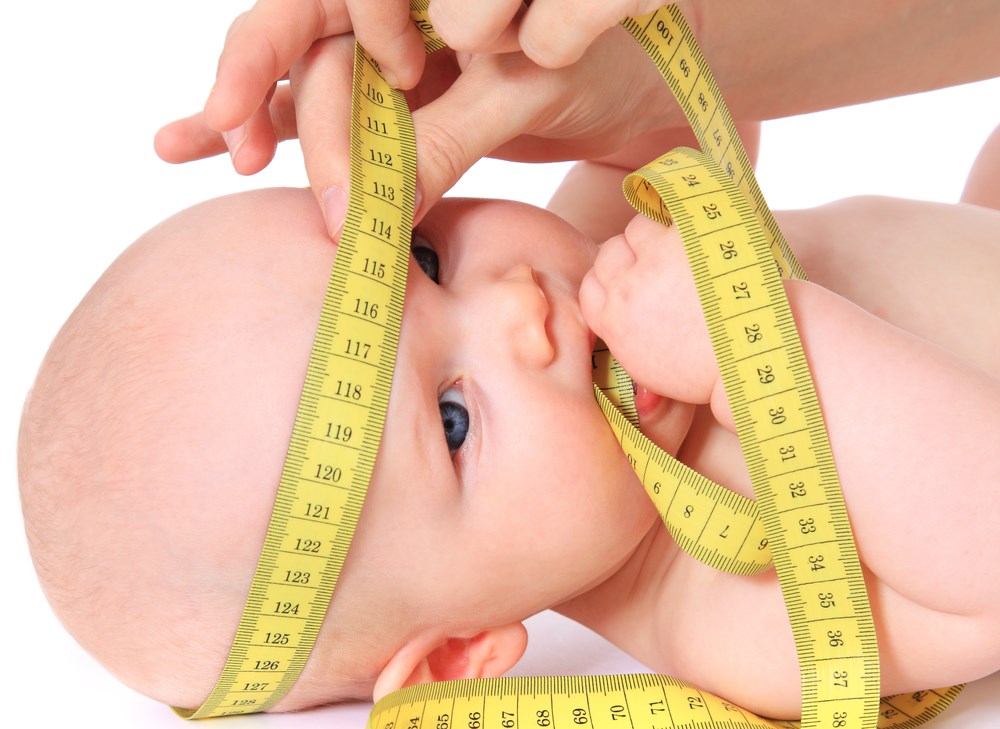 Измерение детей до года
