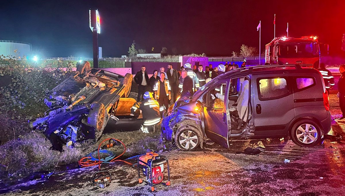 Edirne'de zincirleme kaza