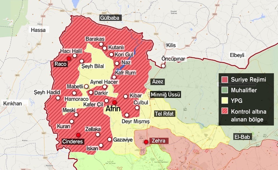 Son dakika haberi... Afrin merkezi ele geçirildi - 1