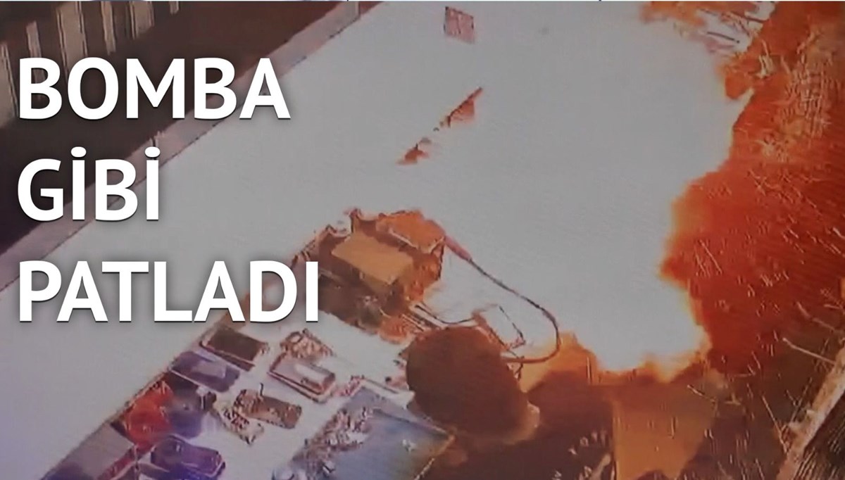 Tamir etmeye çalıştığı cep telefonu böyle patladı