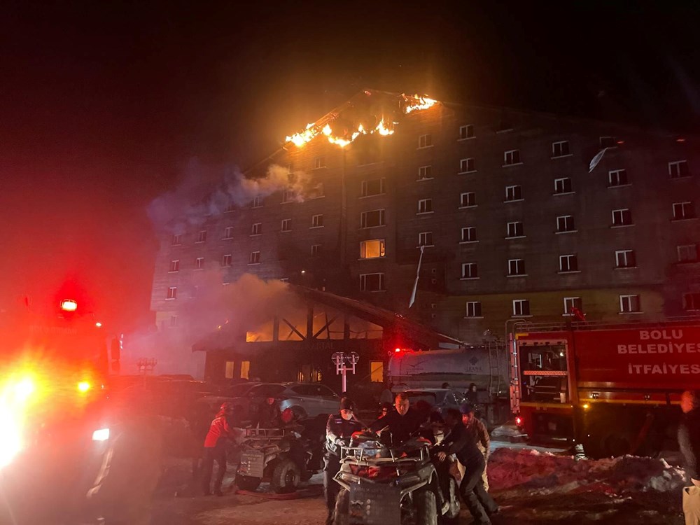 Son dakika. Kartalkaya Kayak Merkezi'nde otel yangını: 10 kişi yaşamını yitirdi - 6