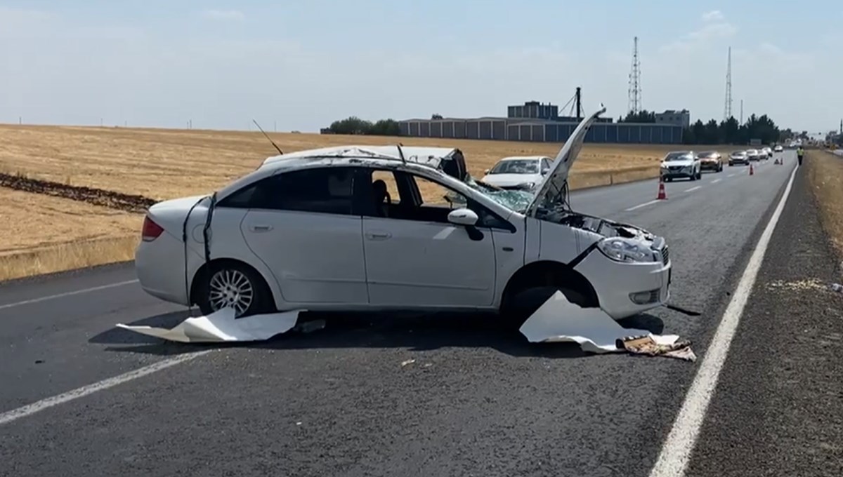 Diyarbakır’da otomobil devrildi: 6 kişi yaralandı