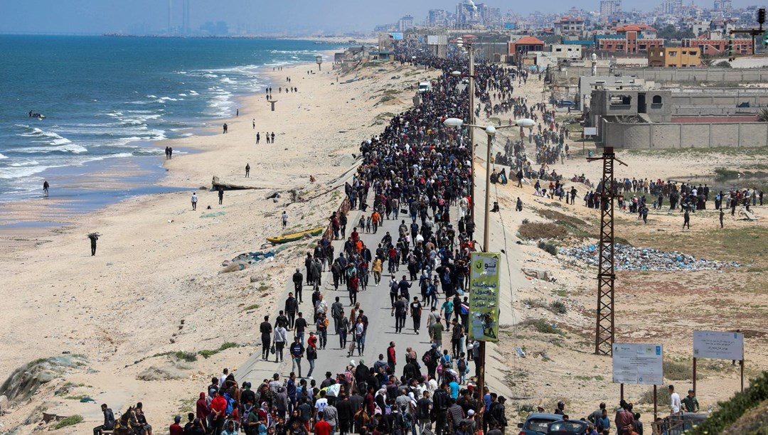 Gazze'de 1 7 milyon insan zorla yerinden edildi