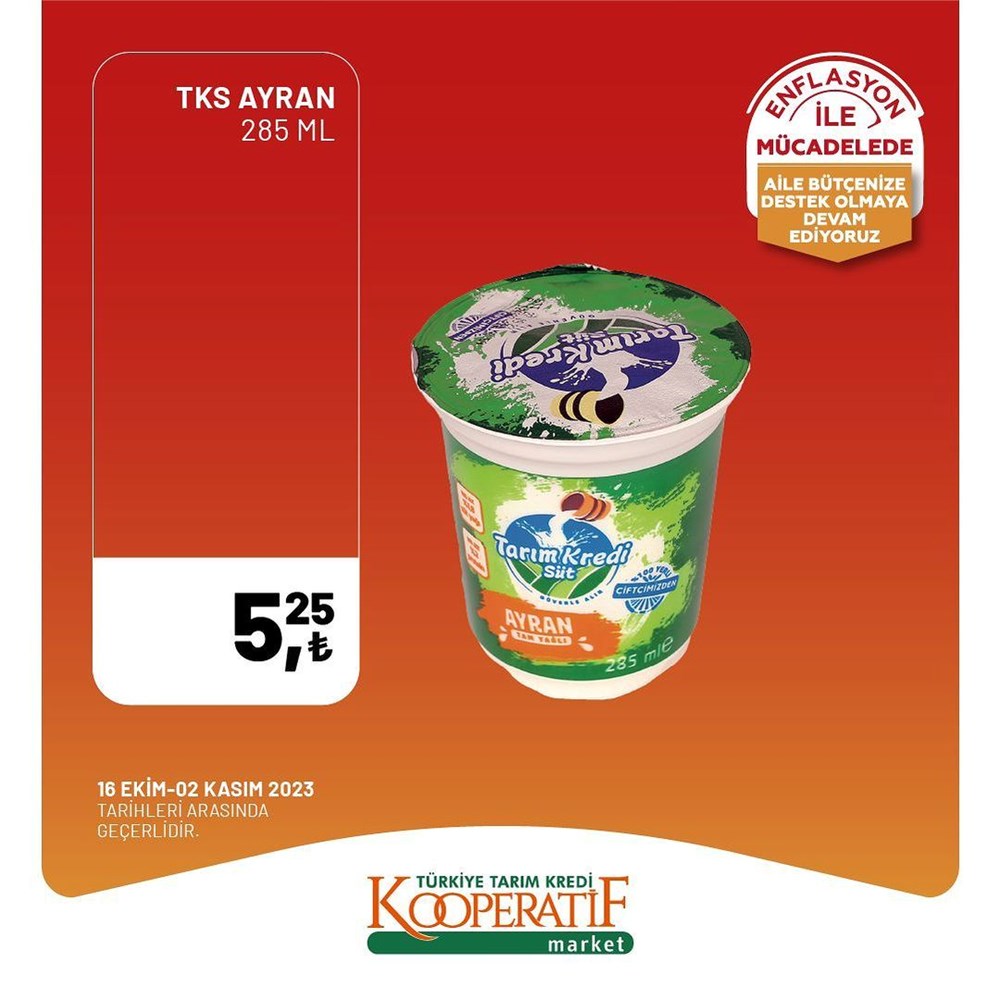 İNDİRİM BUGÜN BAŞLADI! Tarım Kredi Kooperatifi Market İndirim Kataloğu | Siirt Olay Haber Tarım Kredi Kooperatif Market ekim ayına özel yeni indirimli ürünler listesi: Yüzde 50 indirim bugün başlıyor (16 Ekim-2 Kasım 2023 Tarım Kredi Market indirimleri) - 44