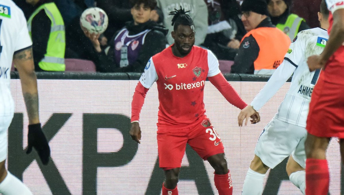 Hataysporlu Christian Atsu'nun Süper Lig'deki ilk ve tek golü: Son maçta frikik golüyle galibiyeti getirmişti