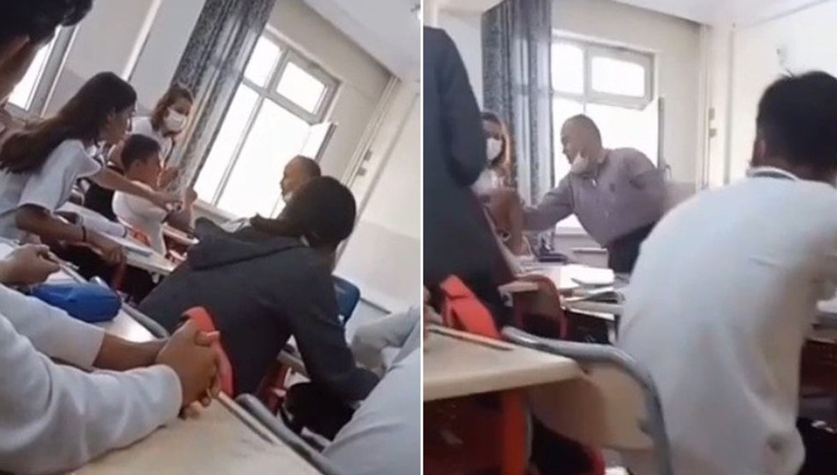Öğretmenden öğrenciye gürültü dayağı