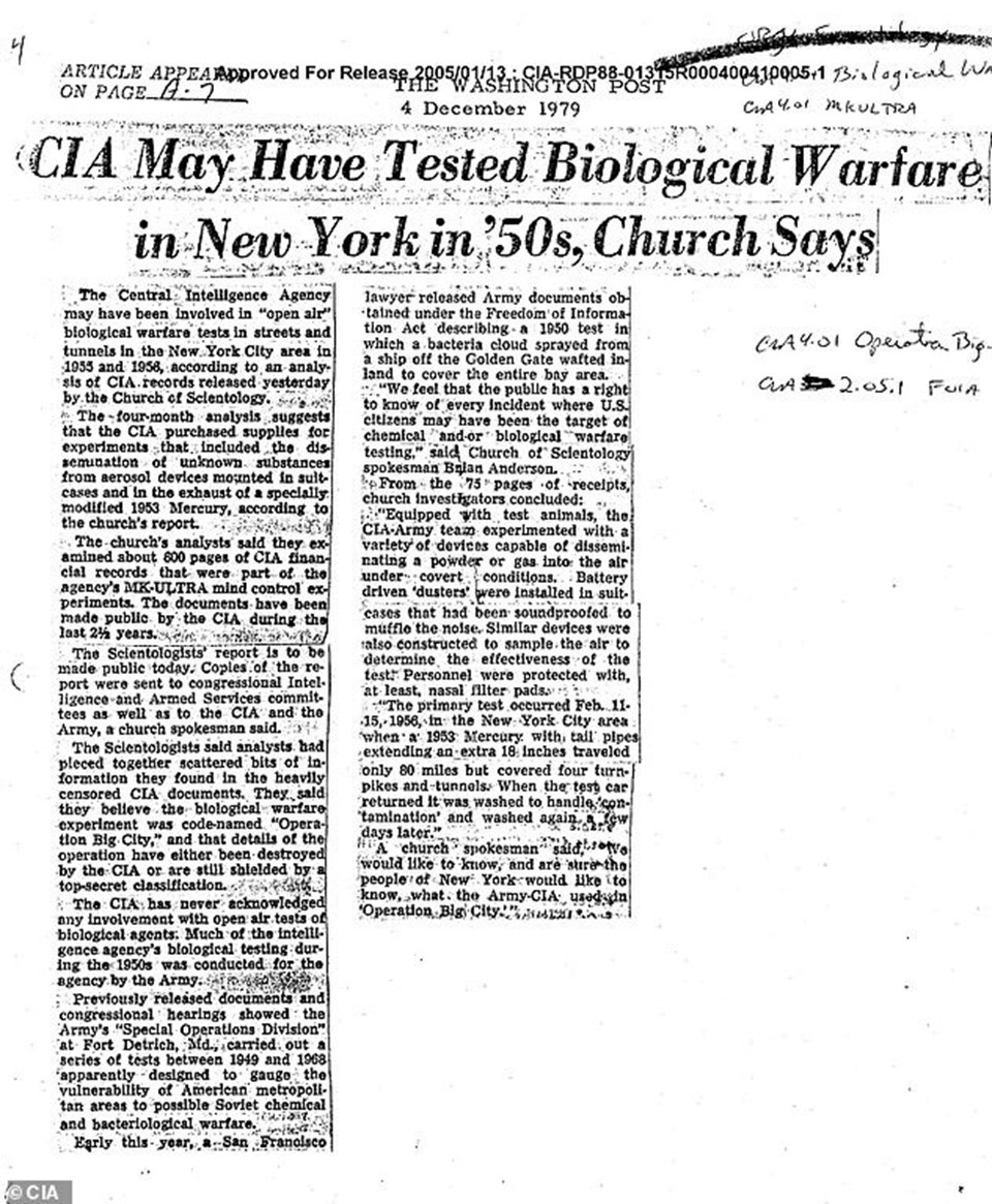 ABD Ordusu'nun sırları: "Kendi halkına karşı biyolojik silahlar kullandı" - 1