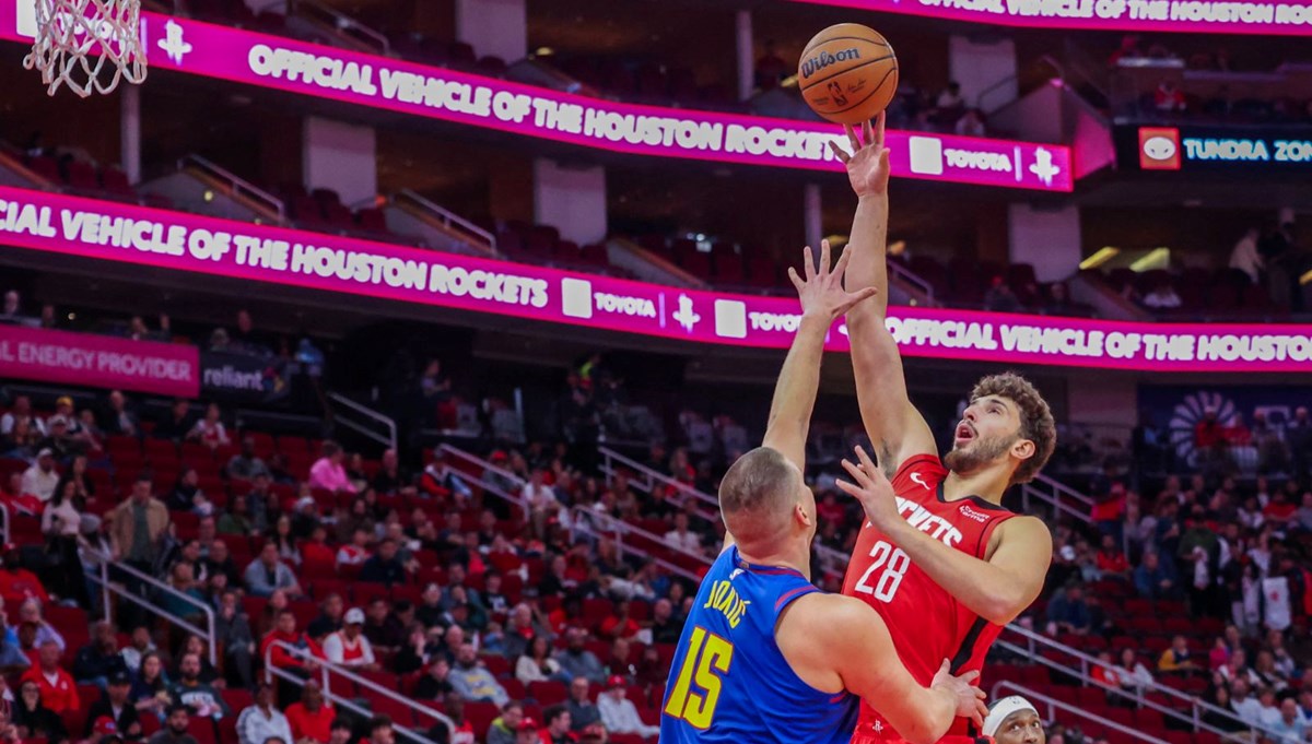 Rockets, Alperen Şengün'ün 23 sayısıyla son şampiyon Nuggets'ı yendi