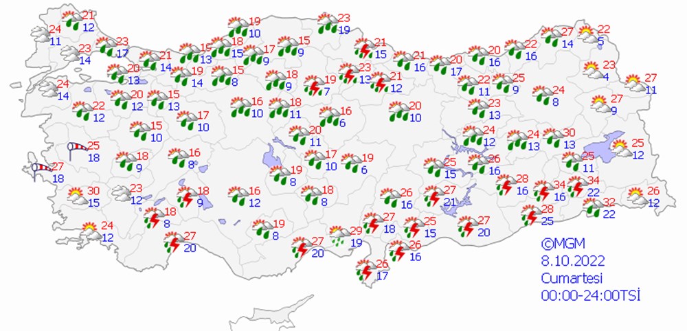 İstanbul ve 18 il için sarı kodlu uyarı (Hafta sonu hava nasıl olacak?) - 8