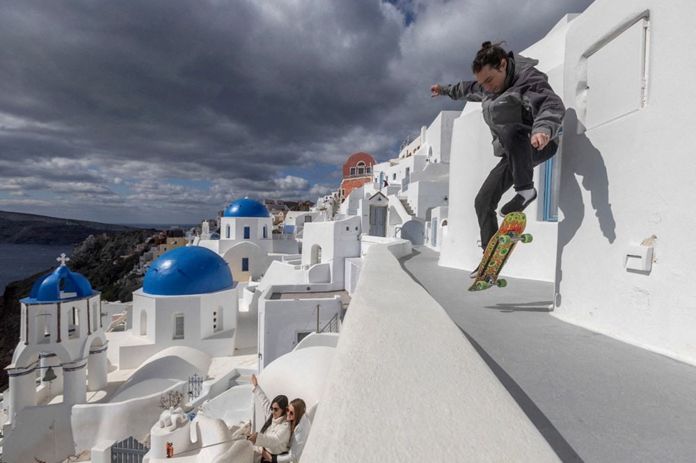 Santorini'de heyelan alarmı: İHA'lar kullanılarak risk haritası çıkarılıyor - 5