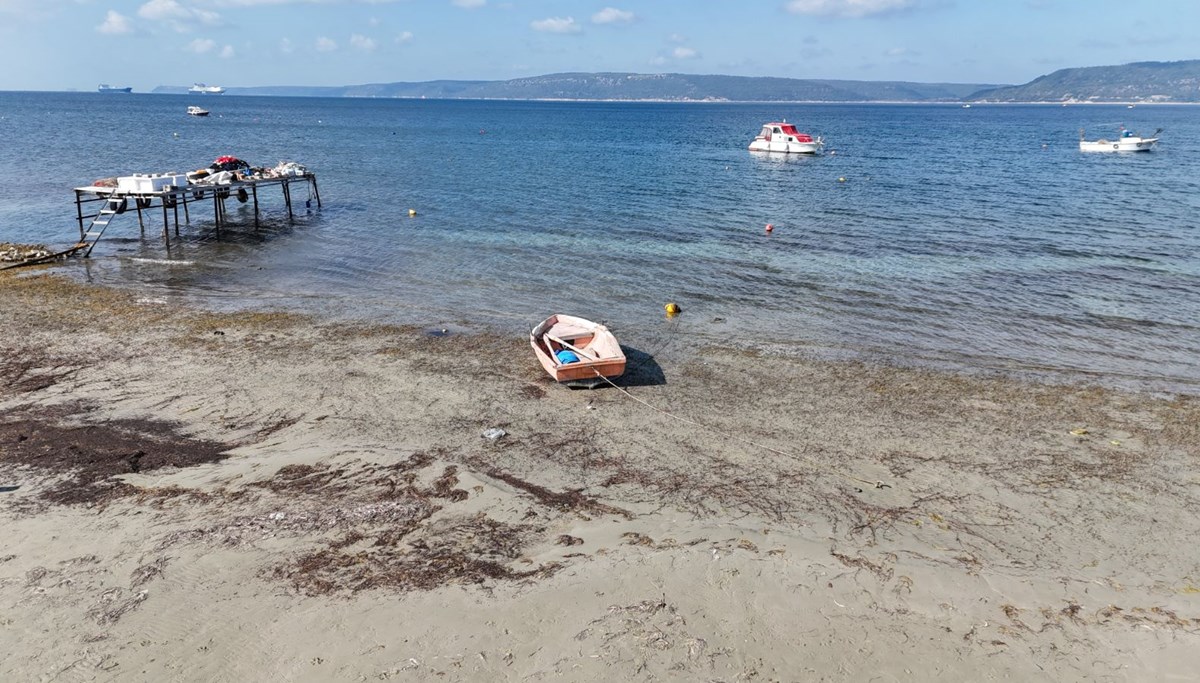 Deniz suyu 10 metre çekildi: Bazı tekneler karaya oturdu