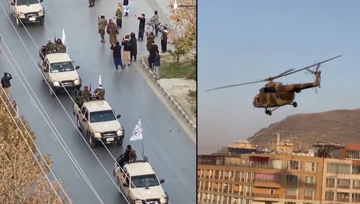Taliban ABD yapımı zırhlı araçlarla geçit töreni düzenledi