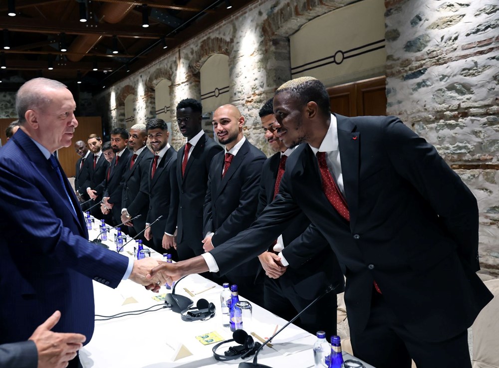 Cumhurbaşkanı Erdoğan, şampiyon Galatasaray'ı kabul etti 72