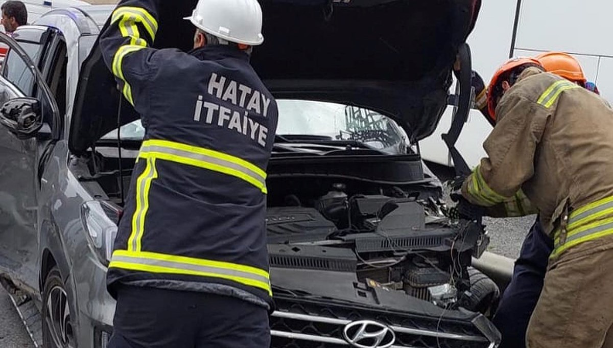 Hatay'da zincirleme kaza: 7 yaralı