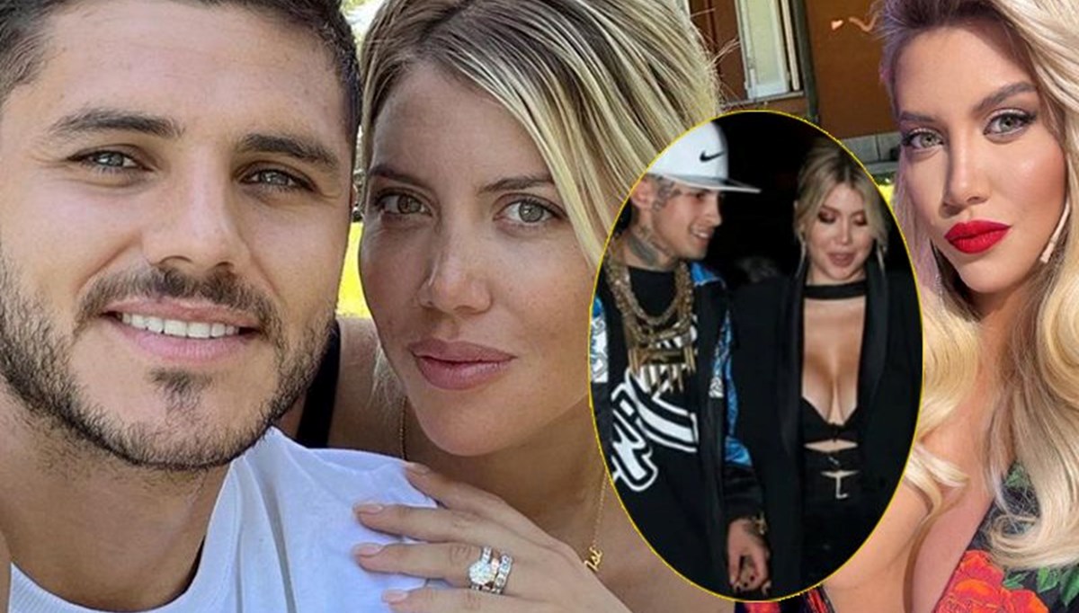 Mauro Icardi'den ayrılan Wanda Nara ile rapçi L-Gante el ele