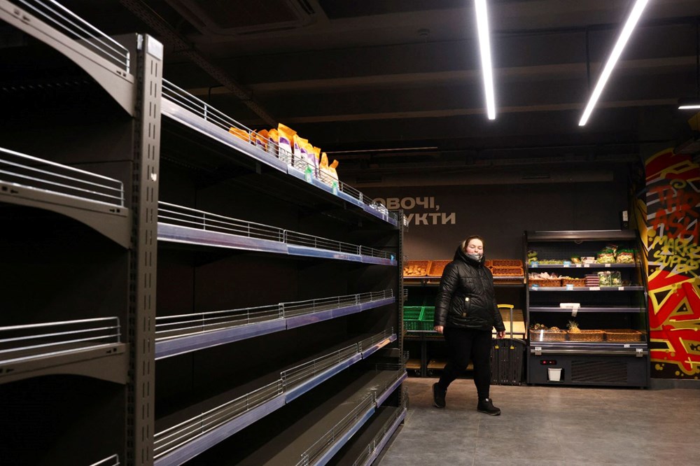 Rusya Ukrayna savaşı dünyada market raflarını boşaltıyor - 5