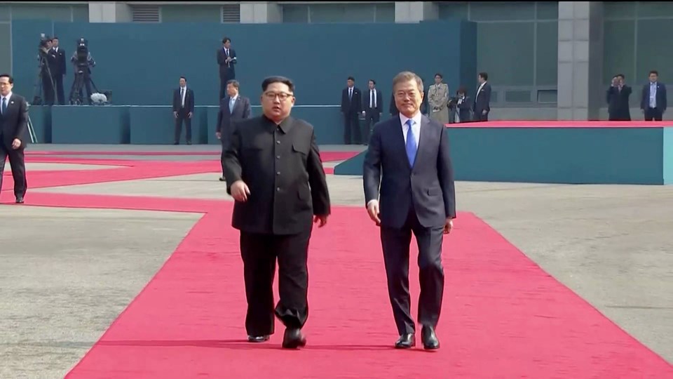 Kuzey Kore Lideri Kim Jong-un ve Güney Kore Devlet Başkanı Moon Jae-in bir araya geldi - 3