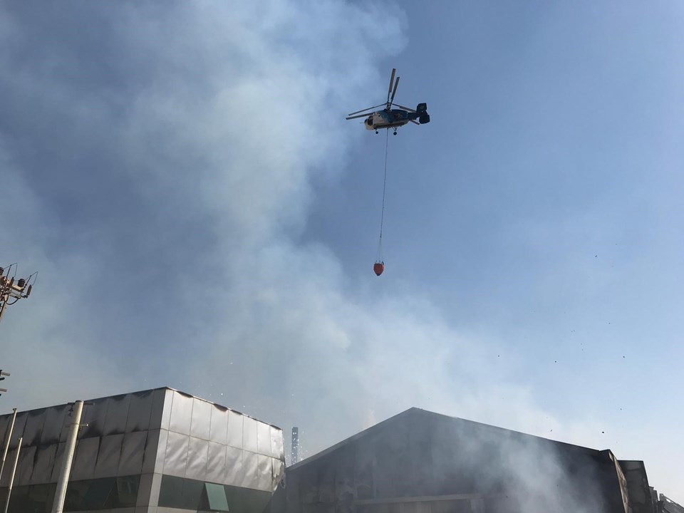 Kahramanmaraş'ta tekstil deposunda yangın - 2