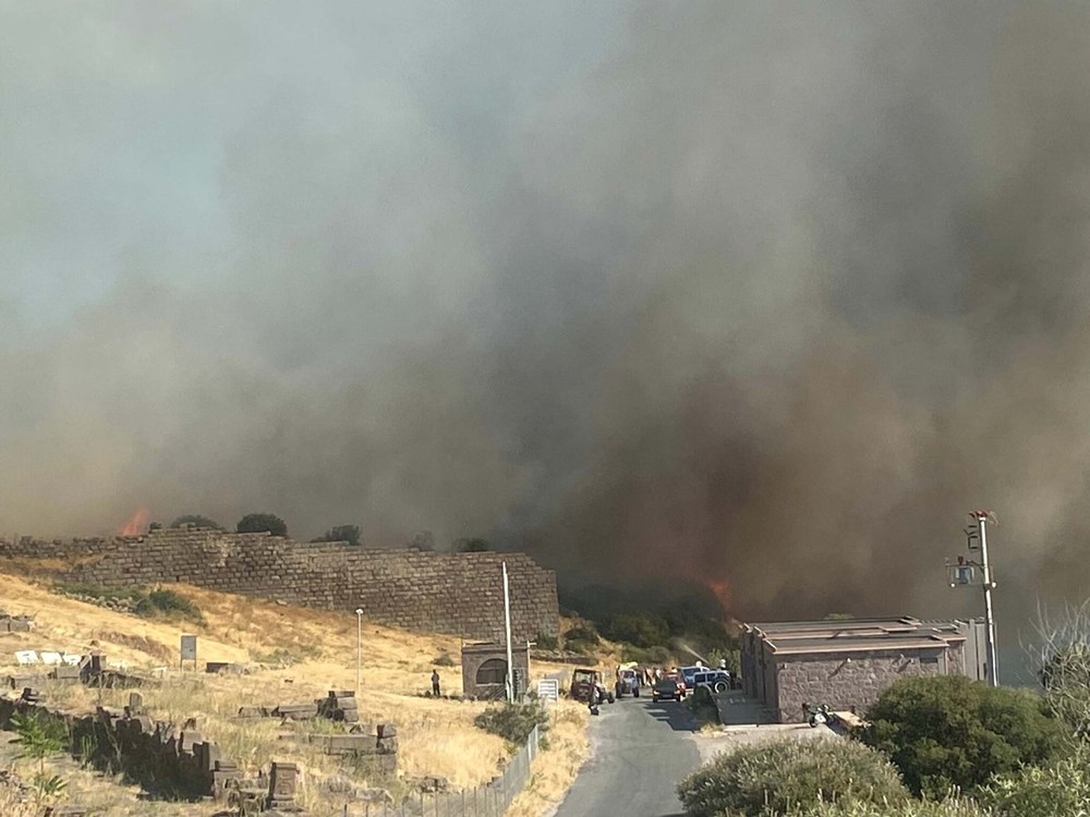 Çanakkale'de yangın: Antik kente sıçradı - 4