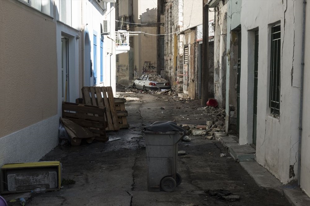 Depremin vurduğu Yunan adası Sisam'da son durum - 36