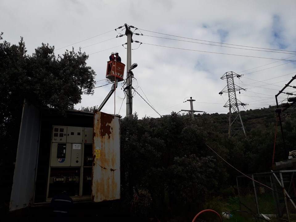 Marmara Adası'ndaki elektrik kesintisine geçici çözüm - 1