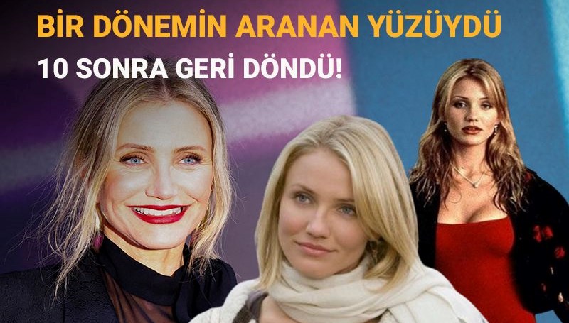 10 yıl sonra bir ilk! Hollywood'u terk eden Cameron Diaz ilk kez kırmızı halıda