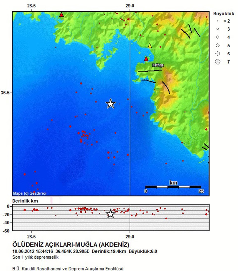 Akdeniz'de deprem - 1