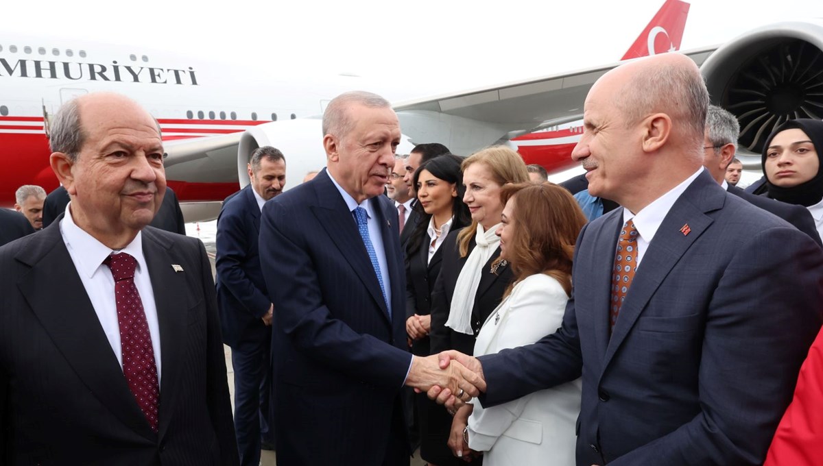 Cumhurbaşkanı Erdoğan KKTC'de