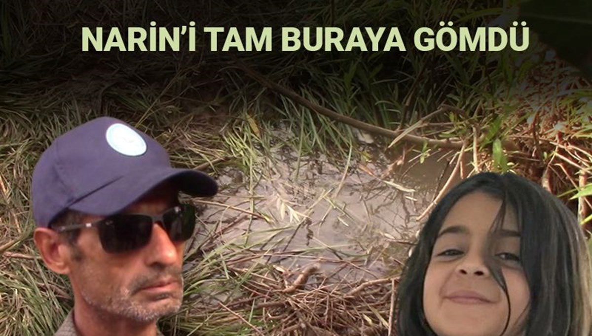 İtirafçı Nevzat Bahtiyar, Narin'i gömdüğü yeri gösterdi İtirafçı Nevzat Bahtiyar, Narin'i gömdüğü yeri gösterdi