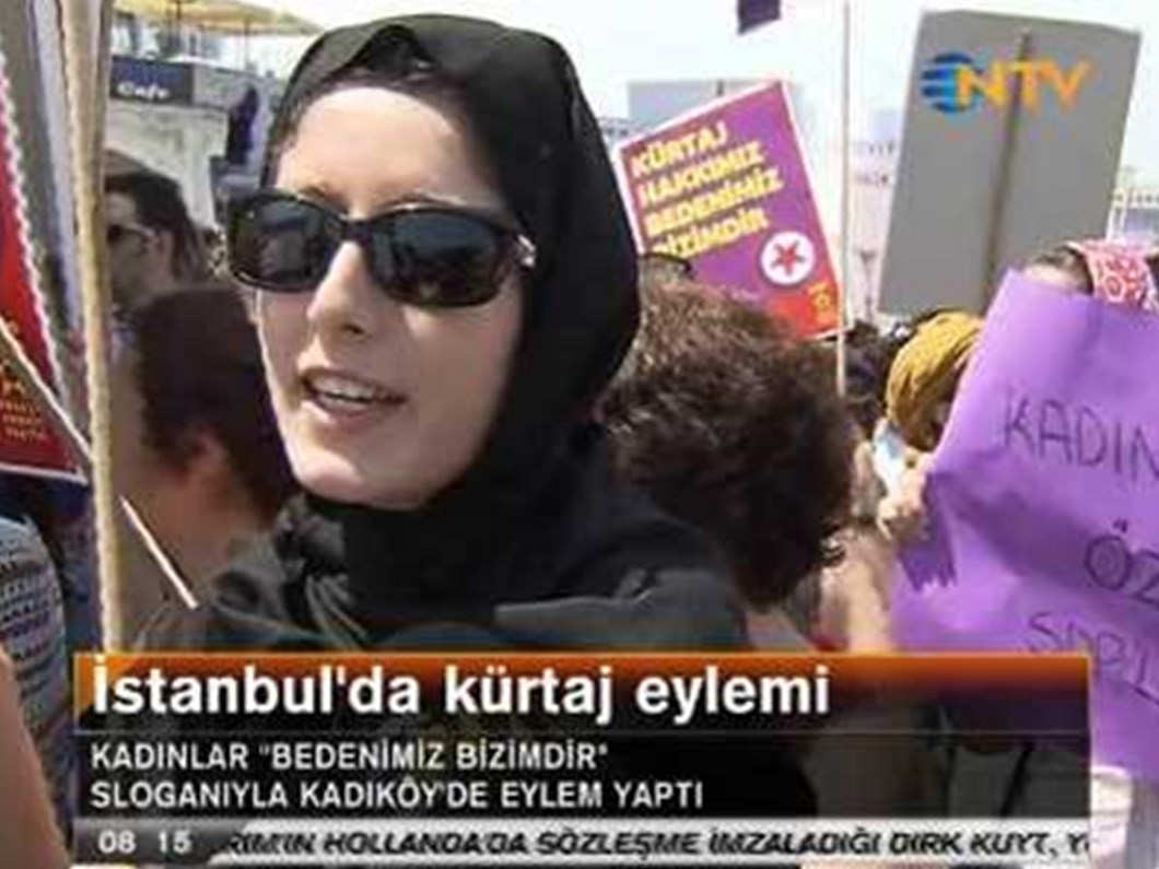 Istanbul Da Kurtaj Eylemi Ntv