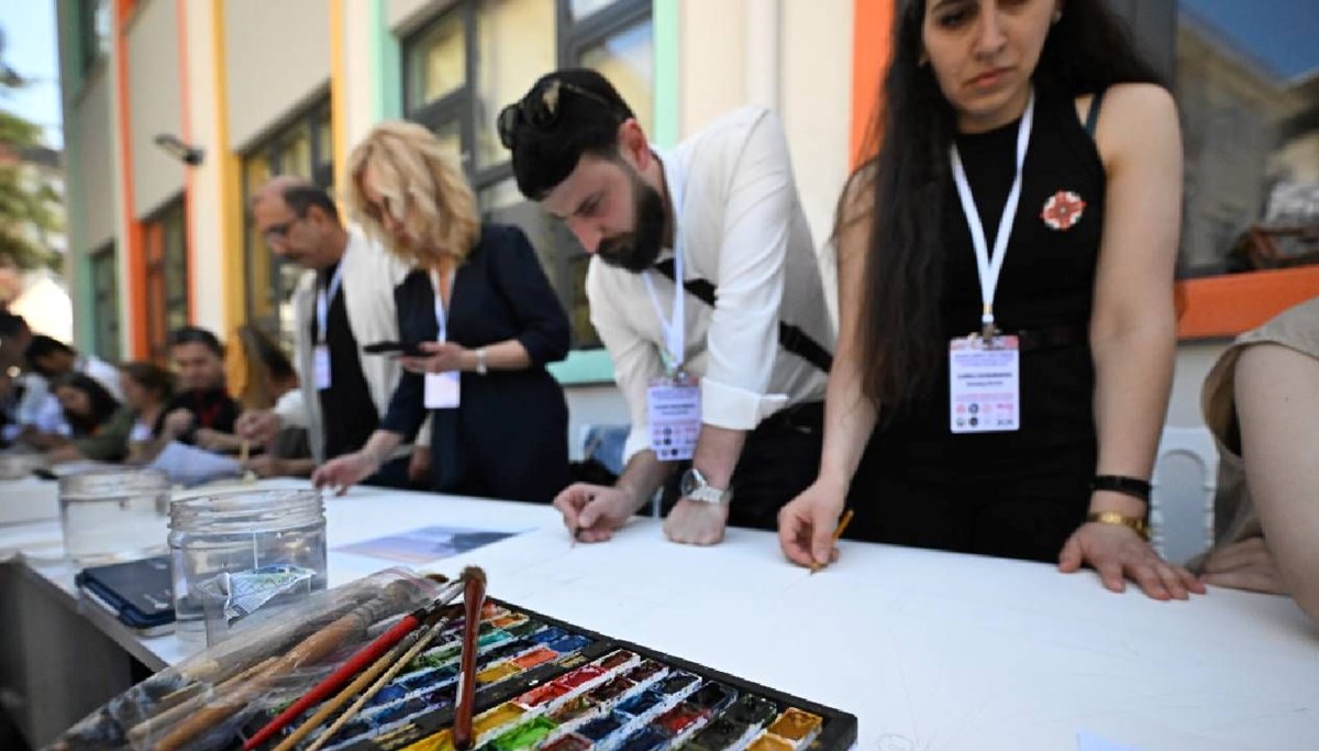 10 ülkeden 41 ressam Düzce'de buluştu
