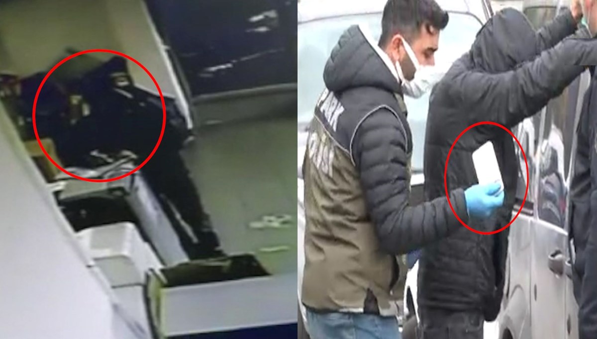 Kargo göndermek için gitti, cep telefonlarını çalıp çıktı