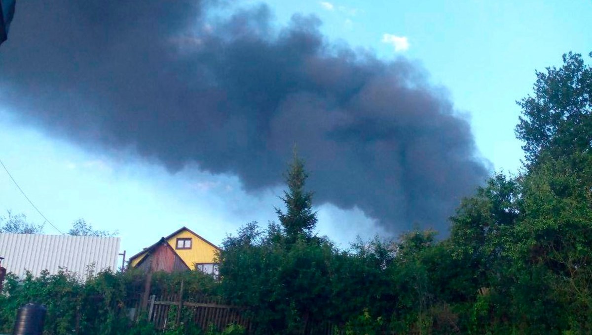 Rus askeri havaalanına saldırı